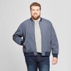 Target Men's Big & Tall Matte Bomber Jacket - Goodfellow & Co Geneva Blue