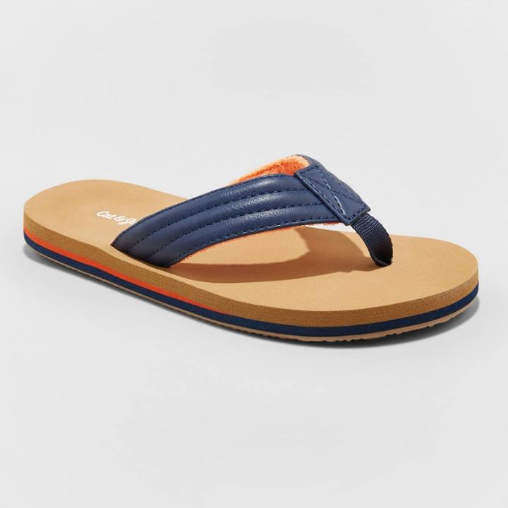 Boys' Kash Slip-on Thong Sandals - Cat & Jack Navy