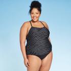 Kona Sol Women's Plus Size Racerback Tankini Top - Kona