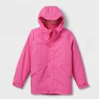 Kids' Solid 3-in-1 Rain Jacket - Cat & Jack Pink