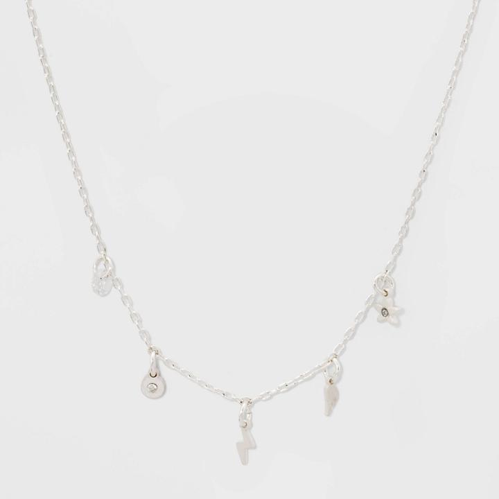 Distributed By Target Five Charms Short Necklace -