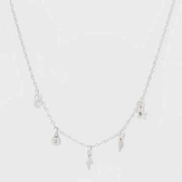 Distributed By Target Five Charms Short Necklace -