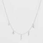 Distributed By Target Five Charms Short Necklace -