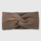 Isotoner Adult Recycled Knit Headband - Oatmeal Heather, Oatmeal Grey