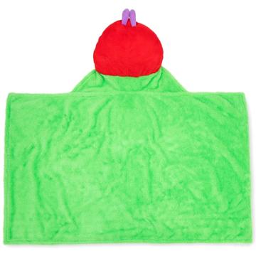 Eric Carle Very Hungry Caterpillar Hooded Blanket, One Color