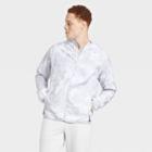 Men's Camo Print Packable Windbreaker Jacket - All In Motion True White Camo S, Men's, Size: Small, True White Green