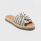 Women's Lila Knotted Espadrille Slide Sandals - Universal Thread Cream 5, Women's, Ivory