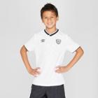 Umbro Boys' Short Sleeve Soccer Jersey - White