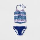 Malibu Dream Girl Girls' Floral Avenue 2pc Tankini Set - 10,