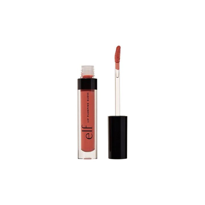 E.l.f. Lip Plumping Gloss Mocha Twist - 0.09 Fl Oz, Brown Twist
