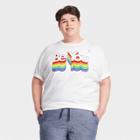 Ev Lgbt Pride Pride Gender Inclusive Adult Extended Size 'be You' Short Sleeve Graphic T-shirt - White