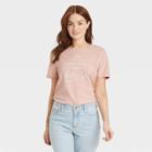 Women's Short Sleeve T-shirt - Universal Thread Beige
