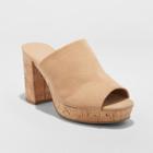 Women's Michelle Cork Mules - Universal Thread Cognac