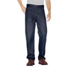 Dickies Men's Big & Tall Regular Straight Fit Twill 5- Pocket Staydark Work Pants- Dark Navy