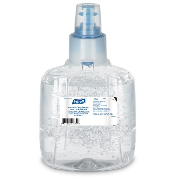 Purell Ltx Advanced Green Certified Hand Sanitizer 1200ml Refill
