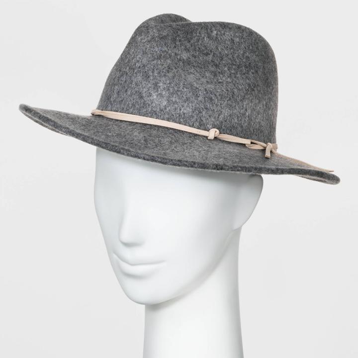 Women's Fedora Hat - Universal Thread Gray