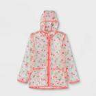 Girls' Cherry Print Rain Jacket - Cat & Jack Pink