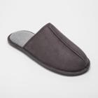 Men's Microfiber Scuff Slide Slippers - Goodfellow & Co Gray M(9-10), Size: Medium(9-10), Adult (18 Years And Up)