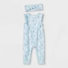 Baby Girls' Easter Bunny Romper With Headband - Cat & Jack