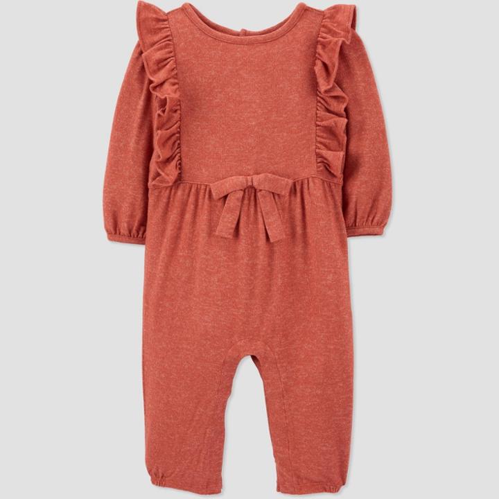 Baby Girls' Spice Ruffle Jumpsuit - Just One You Made By Carter's Pink Newborn