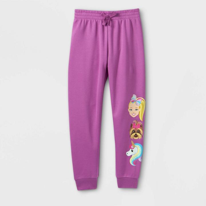 Girls' Jojo Siwa Jogger Pants - Purple