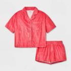 Girls' Coat Pajama Set - Art Class Pink