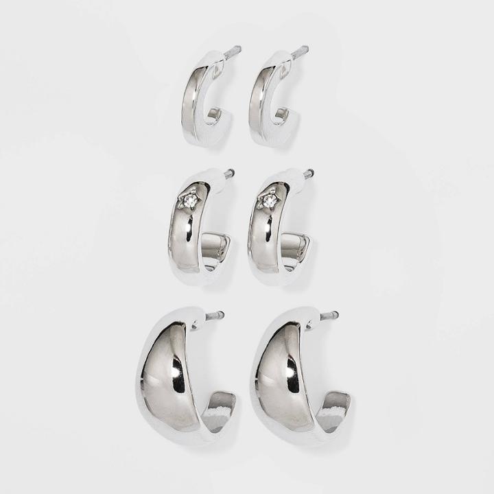 Small Hoop Trio Earrings - A New Day