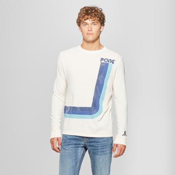 Junk Food Men's Atari Pong Long Sleeve T-shirt - White