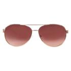 Target Women's Aviator Sunglasses- Rose Gold, Gold/pink