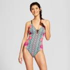 Clean Water Cleanwater Women's Floral Medallion Strappy One Piece - Multi M,
