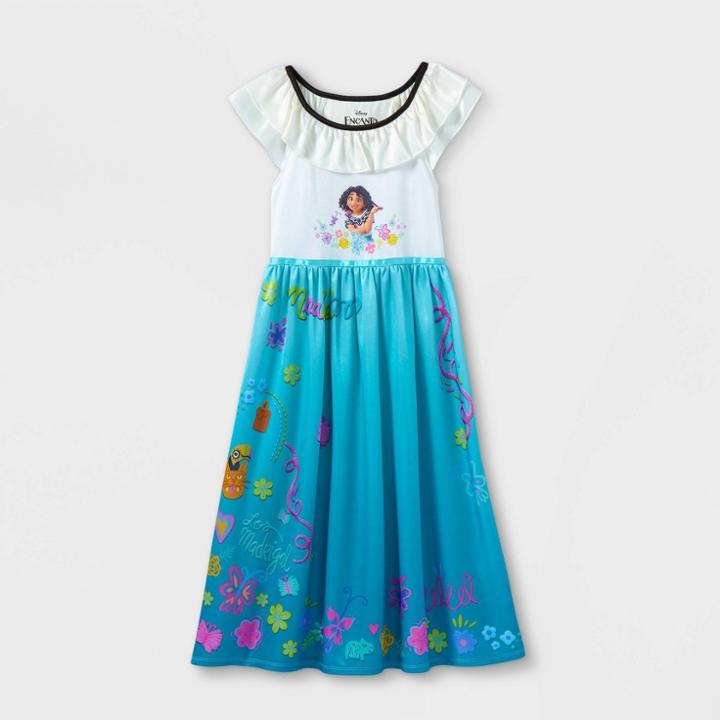 Girls' Disney Princess Mirabel Nightgown - White