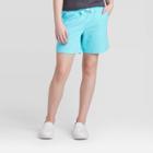 Girls' Knit Midi Pull-on Shorts - Cat & Jack Turquoise