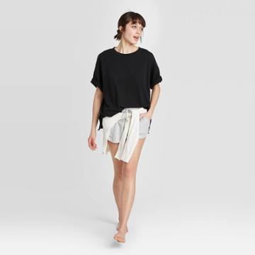 Women's Oversized Sweatshirt - Colsie Black