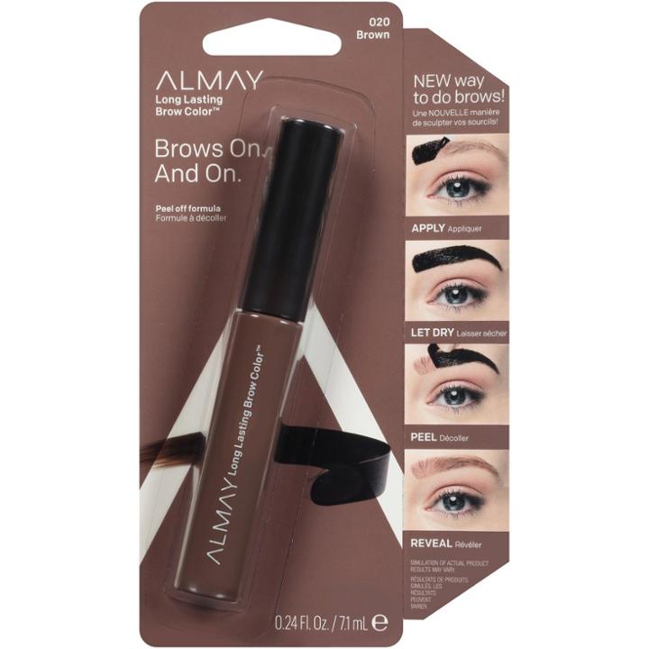 Almay Long Lasting Brow Color 020 Brown -0.24fl Oz