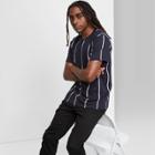 Men's Striped Relaxed Fit Fighter Pilot T-shirt - Original Use Blue