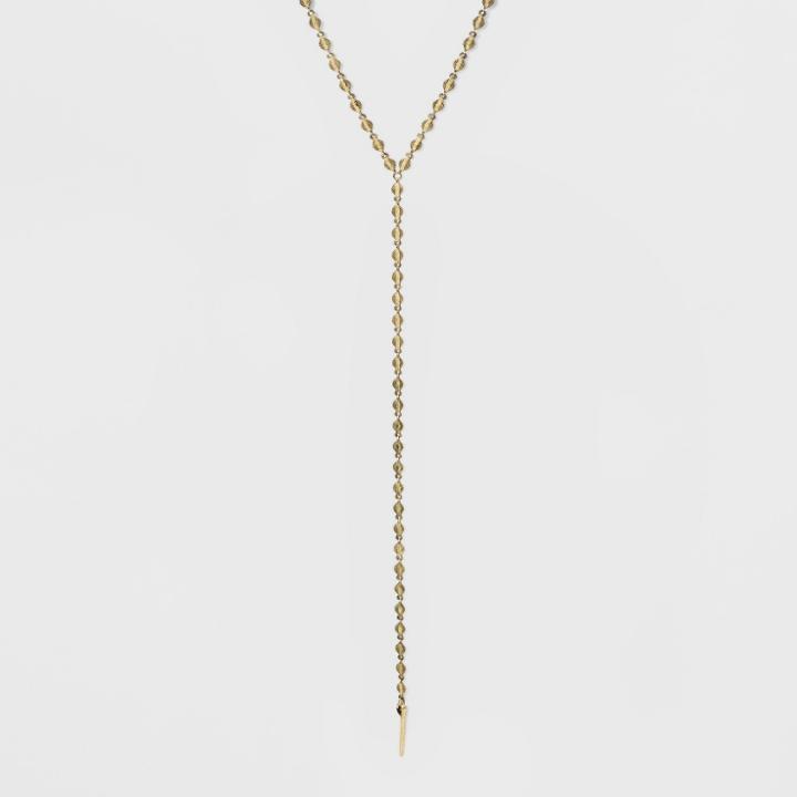 Necklace (17) - Universal Thread Worn Gold