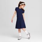 Girls' Uniform Tennis Shirtdress - Cat & Jack Navy