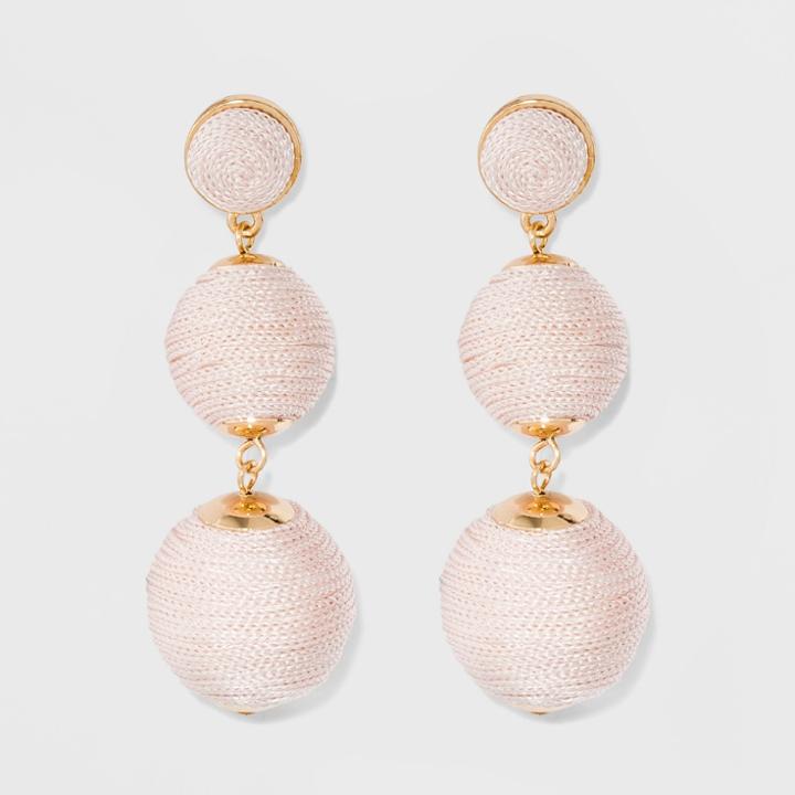 Sugarfix By Baublebar Ball Drop Earrings - Light Pink, Girl's