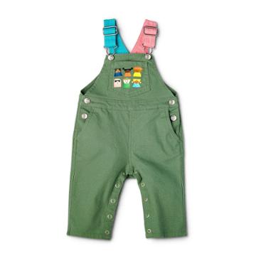 Baby Kids-print Overalls - Christian Robinson X Target Green Newborn