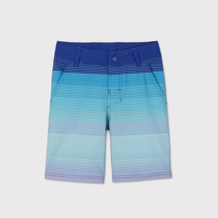 Oversizeboys' Hatching Hybrid Swim Shorts - Art Class Navy