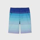 Oversizeboys' Hatching Hybrid Swim Shorts - Art Class Navy