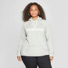 Women's Plus Size Kindness Graphic Hoodie - Grayson Threads (juniors') Heather Gray