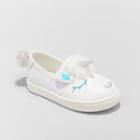 Toddler Girls' Angel Unicorn Sneakers - Cat & Jack White