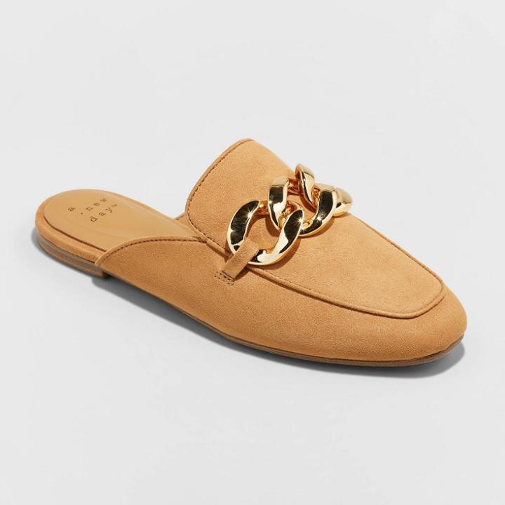 Women's Kiki Mules - A New Day Cognac