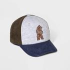 Boys' Bear Icon Baseball Hat - Cat & Jack One Size, Brown/white