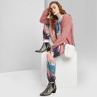 Women's High-rise Tie Dye Sweatpants - Wild Fable Coral/blue Xs, Women's,