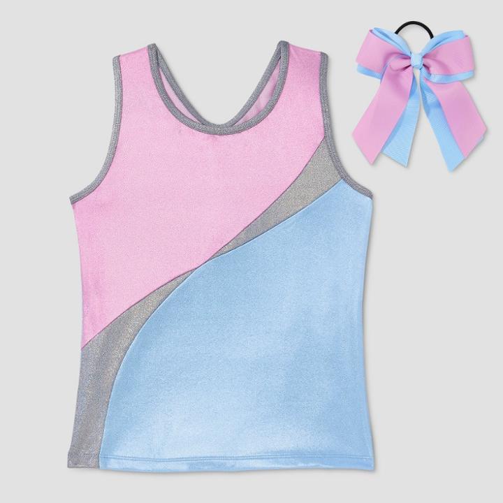 Freestyle By Danskin Girls' Activewear Tank Tops - Blue