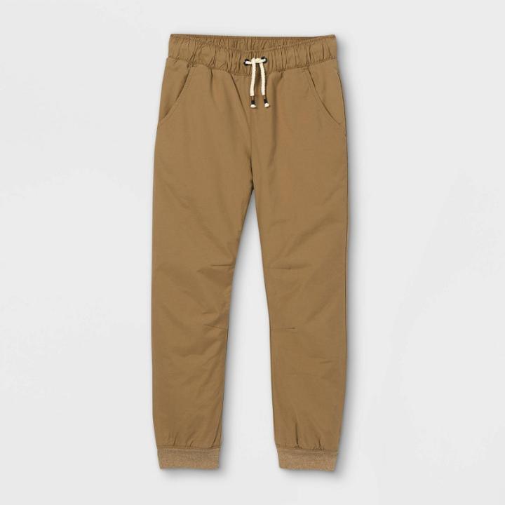 Plusboys' Lined Pull-on Jogger Fit Pants - Cat & Jack Tan