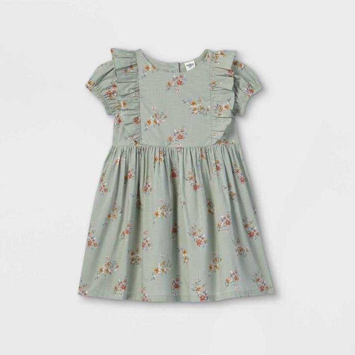 Oshkosh B'gosh Toddler Girls' Floral Short Sleeve Dress -