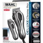 Wahl Deluxe Chrome Pro Complete Men's Haircut Kit With Finishing Trimmer & Soft Storage Case